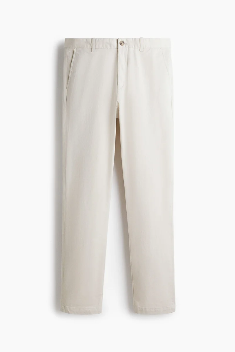 H&M  Slim Fit Cotton chinos for Men | Best Price UAE